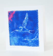 Load image into Gallery viewer, Hand made Card The Swallow