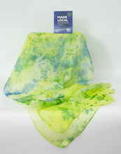 Load image into Gallery viewer, delicate_silk_chiffon_in_pale_lemon_and_green