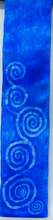 Load image into Gallery viewer, Silk Satin Neck Scarf Blue Celtic Blue