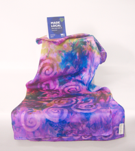 Load image into Gallery viewer, Silk Satin Scarf Celtic Lilac Summer