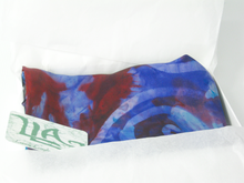 Load image into Gallery viewer, Silk Satin Scarf Celtic Lilac Turquoise Magenta