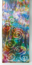 Load image into Gallery viewer, Silk Satin Scarf Celtic Rustic Carnival