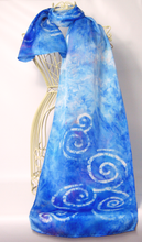 Load image into Gallery viewer, silk_satin_scarf_a_fashion_accessory_that_will_a_touch_of_class_and_style_to_winter_coats_or_suits