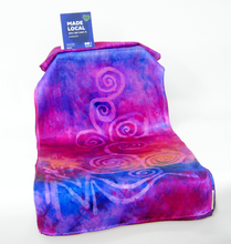 Load image into Gallery viewer, Silk Satin Scarf The Celtic Lilac Sunset