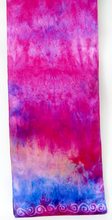 Load image into Gallery viewer, Silk Satin Scarf The Celtic Lilac Sunset