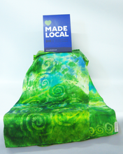 Load image into Gallery viewer, Silk Satin Celtic Apple Green Delight