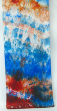 Load image into Gallery viewer, Silk Satin Scarf Celtic Blue Scarlet