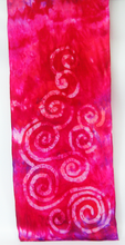 Load image into Gallery viewer, Silk Satin Scarf Celtic Magenta Ruby