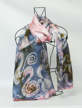 Load image into Gallery viewer, Silk Satin Grey Pink Children of Lir