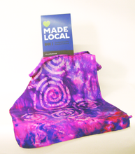 Load image into Gallery viewer, Silk Scarf Celtic Purple Galaxy