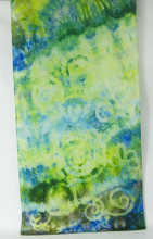 Load image into Gallery viewer, Silk Scarf Celtic Water_corn_blossom