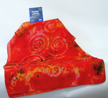 Load image into Gallery viewer, Silk Scarf Celtic Autumnal Fire