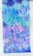 Load image into Gallery viewer, Silk Scarf Celtic Green Lilac