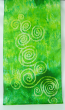 Load image into Gallery viewer, Silk Scarf Celtic Kelly Green
