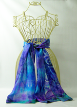 Load image into Gallery viewer, a_versatile_silk_scarf_add_some_style_to_a_work_suit_Or_wear_as_a_rap_or_shawl_Over_an_evening_or_party_dress