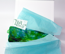 Load image into Gallery viewer, Silk Scarf Celtic Water Green