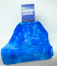 Load image into Gallery viewer, Silk Scarf Light Weight Celtic Blue Turquoise