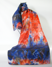 Load image into Gallery viewer, Silk Scarf The Rustic Swallow