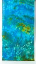Load image into Gallery viewer, Silk Habotai Scarf The Teal Kingfisher