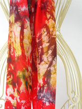Load image into Gallery viewer, Silk Habotai Scarf The Abstract Goldfinch