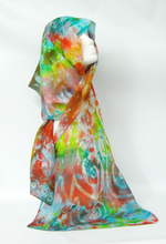 Load image into Gallery viewer, Silk Scarf Celtic Autumnal Tapestry