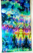 Load image into Gallery viewer, Silk Scarf The Green Celtic Forrest Garden