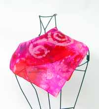 Load image into Gallery viewer, Silk Square Scarf Celtic Fuschia Magenta
