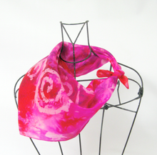 Load image into Gallery viewer, Silk Square Scarf Celtic Fuschia Magenta