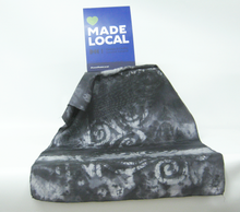 Load image into Gallery viewer, Silk Scarf Hand Painted Dark Celtic