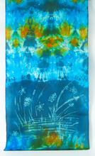 Load image into Gallery viewer, Silk Habotai Scarf Kingfisher Dark Green