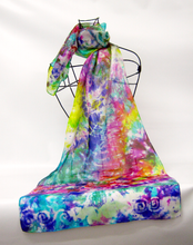 Load image into Gallery viewer, Silk Scarf Light Weight Celtic Carnival