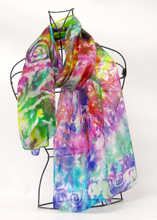 Load image into Gallery viewer, Silk Scarf Light Weight Celtic Carnival