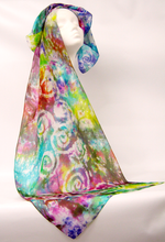 Load image into Gallery viewer, Silk Scarf Light Weight Celtic Carnival