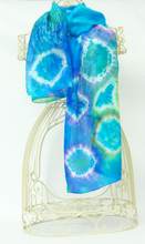 Load image into Gallery viewer, A Silk Scarf Light Weight The Turquoise Hare