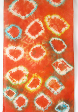 Load image into Gallery viewer, A Silk Scarf The Fox Jumping Scarlet