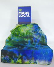 Load image into Gallery viewer, Silk Scarf The Blue Tit in Undergrowth