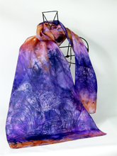Load image into Gallery viewer, Silk Scarf The Lilac Curlew