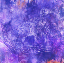 Load image into Gallery viewer, Silk Scarf The Lilac Curlew