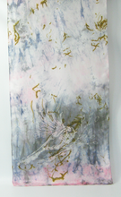 Load image into Gallery viewer, Silk Habotai Scarf The Longtail Tit