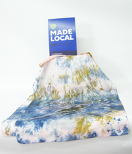 Load image into Gallery viewer, Silk Scarf The Long Tail Tit Grey