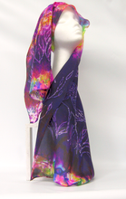 Load image into Gallery viewer, A Silk Scarf The Purple Lapwing