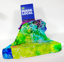 Load image into Gallery viewer, A Hand Painted Silk Scarf The Summer Tree of Life