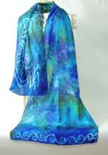 Load image into Gallery viewer, silk_neck_scarf_perfect_gift_ideas_for_big_birthdays_anniversaries_retiremants_and_Christmas