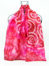 Load image into Gallery viewer, A Large Silk Shawl Celtic Rose Garden