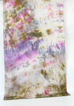 Load image into Gallery viewer, Large Silk Shawl Celtic Pale Pinks and Olive