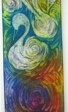 Load image into Gallery viewer, Silk Wall Hanging The Children of Lir Rustic