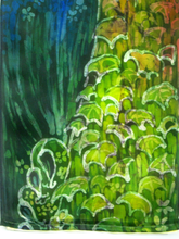 Load image into Gallery viewer, Silk Wall Hanging The Apple Blossom Tree