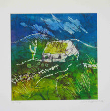 Load image into Gallery viewer, Silk Painting The Green Cottage