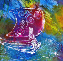 Load image into Gallery viewer, Silk Painting The Violet Voyage