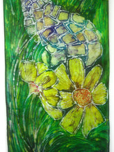 Load image into Gallery viewer, Silk Wall Hanging The Cottage Path